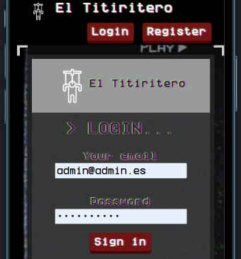 Titiritero screenshot