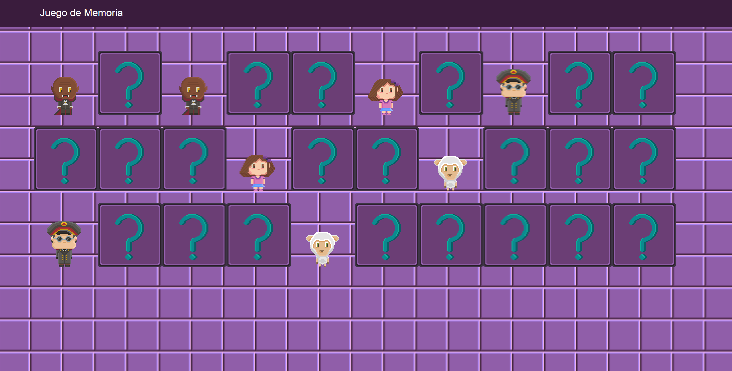 Memory Game screenshot